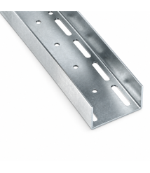 Profil metalic UA 100 ranforsat, tabla zincata, 1,5 mm, 3 metri